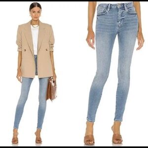 FRAME Le One Skinny Jeans Medium Wash Size 2 CASPIO